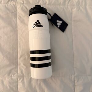 NWT - Adidas White/Black Water Bottle!